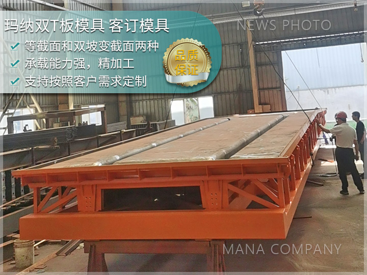 雙T板鋼模具 工業(yè)廠房預制構(gòu)件模板 大跨度雙T板